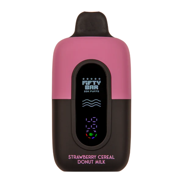 Strawberry Cereal Donut Milk Fifty Bar 20K - Black Coral